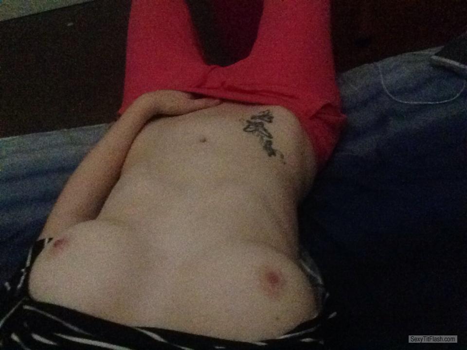 Tit Flash: My Small Tits - Topless Gxvcebby from Australia